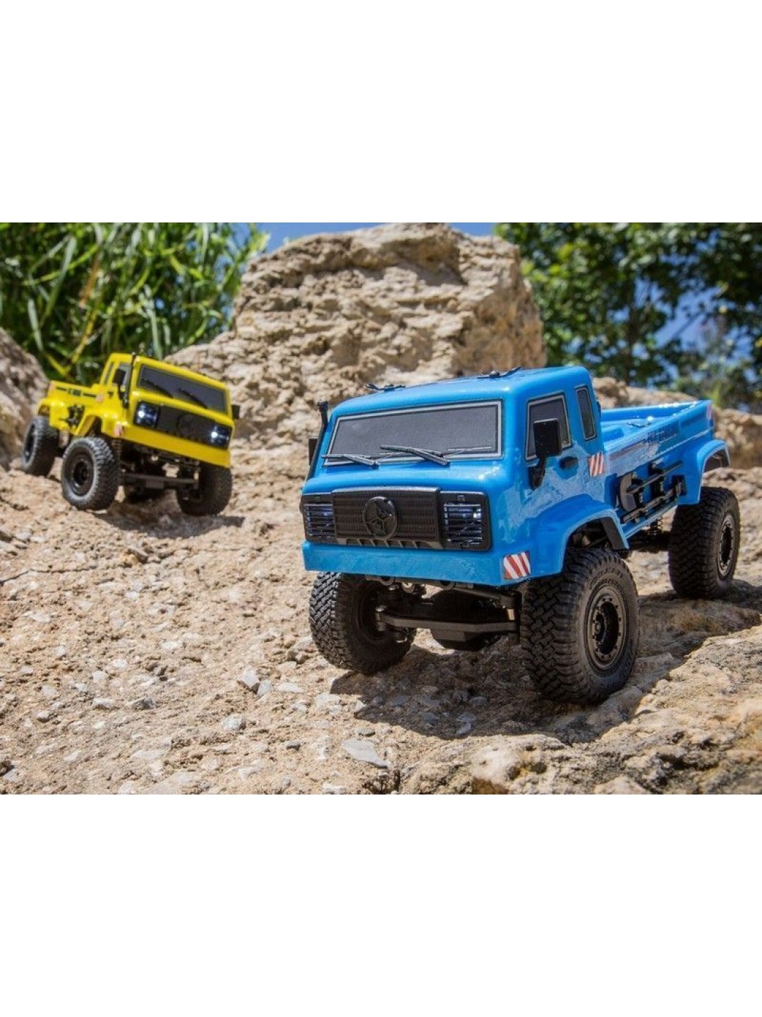 Краулер ECX 1:24 Scaler Crawler Barrage UV 4WD, электро, RTR (синий)