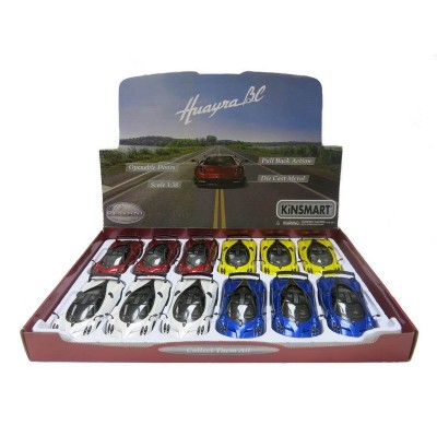 Машина Kinsmart 1:38 Pagani Huayra BC 2016 инерция (1/12шт.) б/к