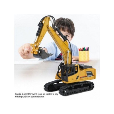 Металлический экскаватор HUI NA TOYS 1/60
