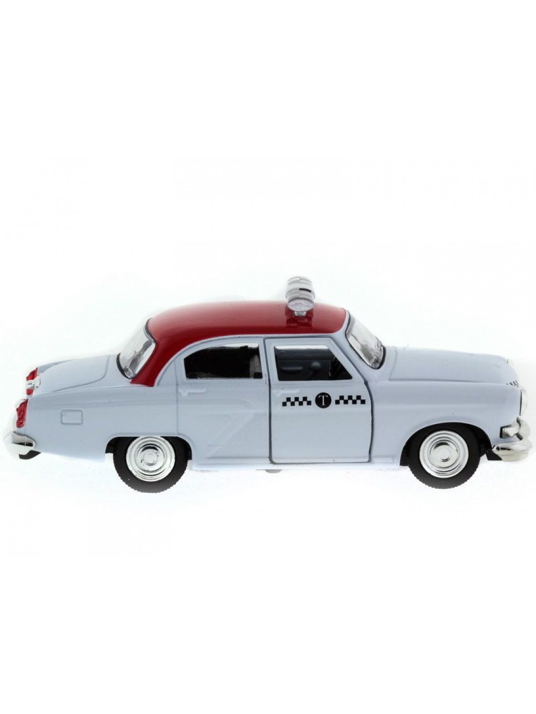 Машина "АВТОПАНОРАМА" инерц.ГАЗ-21 (такси) 1/43, в/к 14*7*5,5 см