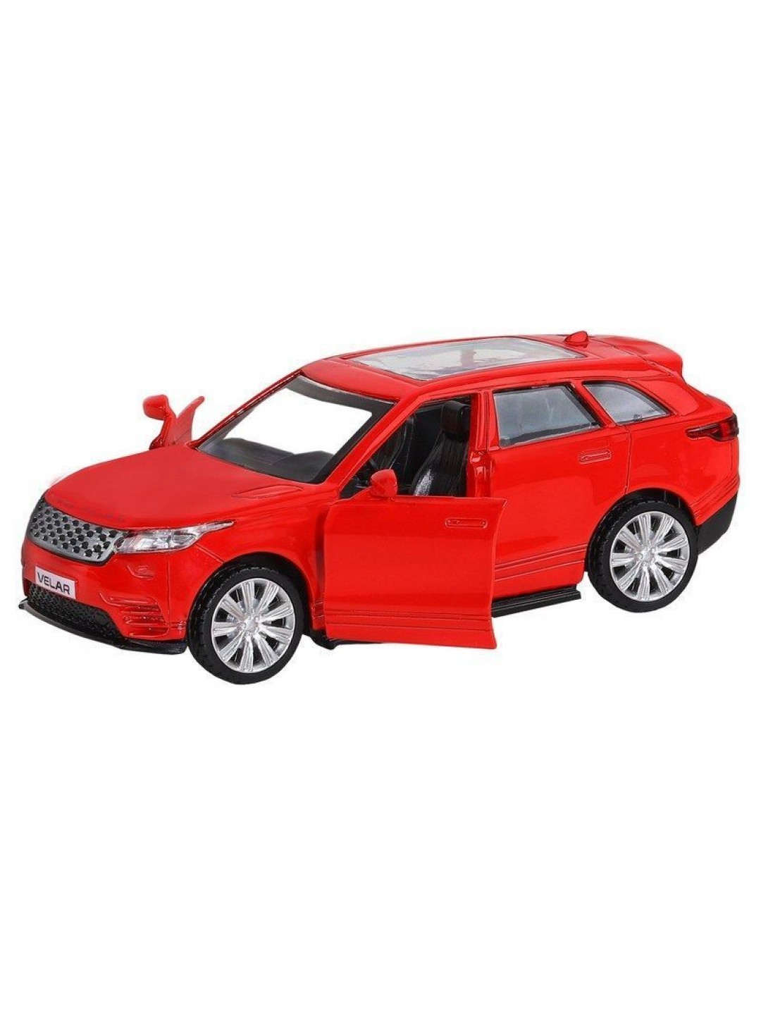 Машина "АВТОПАНОРАМА" Land Rover Range Rover Velar, красный, 1/42, инерция, в/к 17,5*12,5*6,5 см