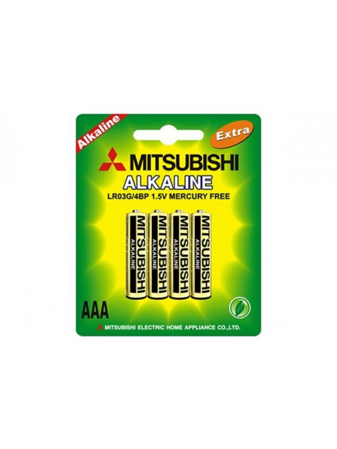 Батарейка Mitsubishi AAA LR03G Alkaline (1шт)