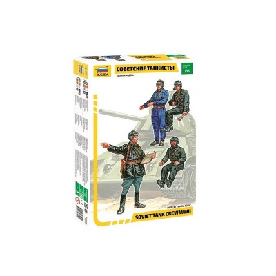 Сборная модель ZVEZDA Советские танкисты, 1/35