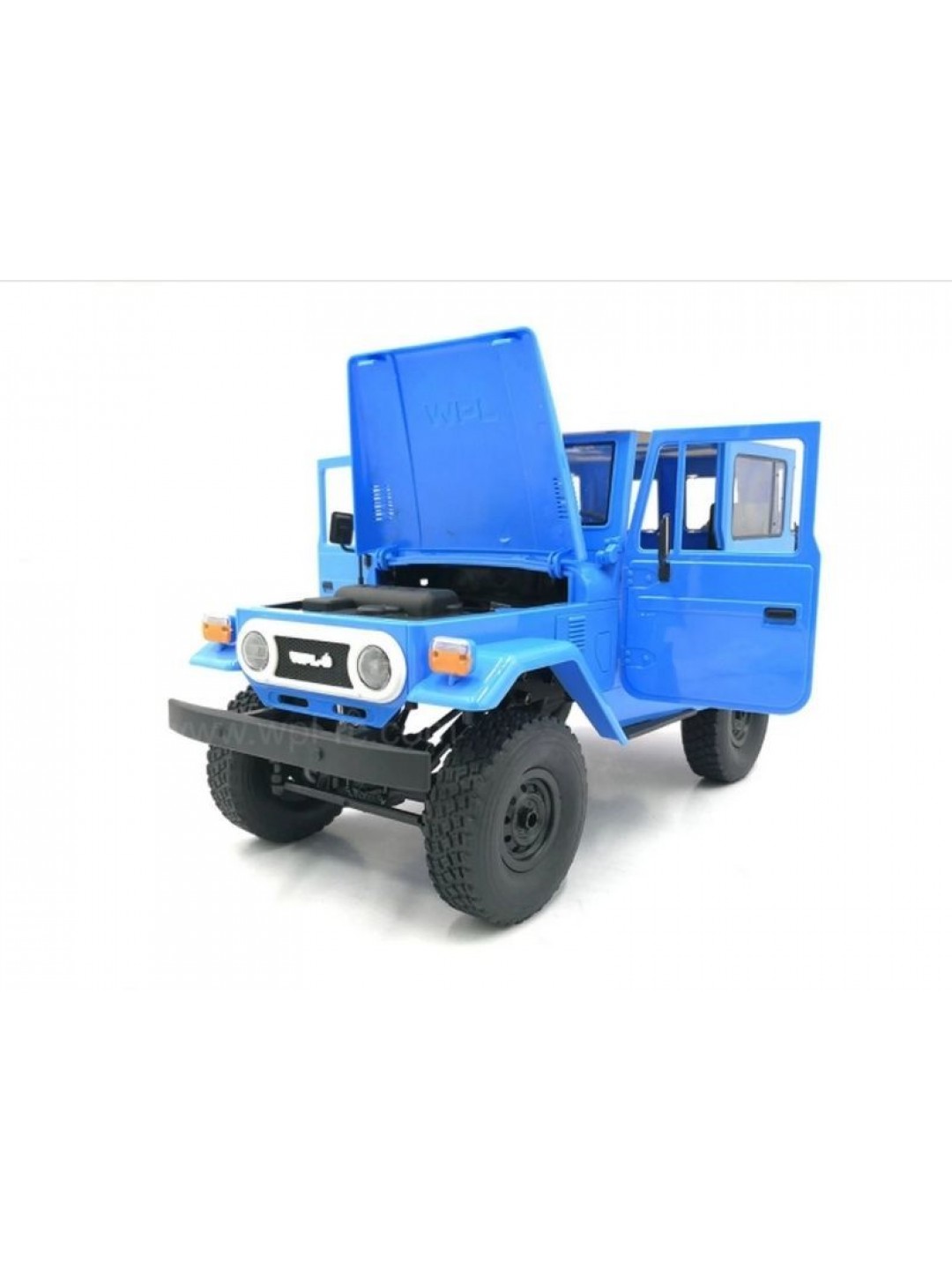 Радиоуправляемая машина WPL японский внедорожник FJ40 (голубая) 4WD 2.4G 1/16 RTR