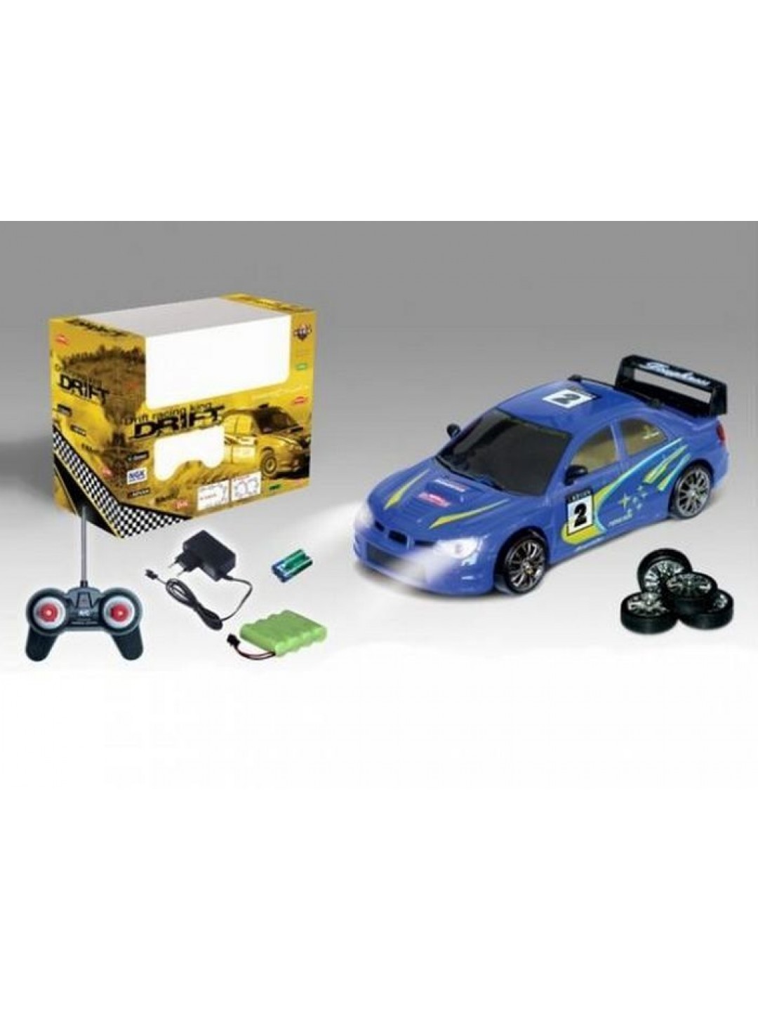 Р/У машина дрифт HB Subaru Impreza 1/24 4WD + акб