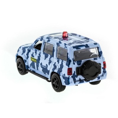 Машина "АВТОПАНОРАМА" инерц. УАЗ Патриот (омон) 1/50, в/к 12*7*5,5 см