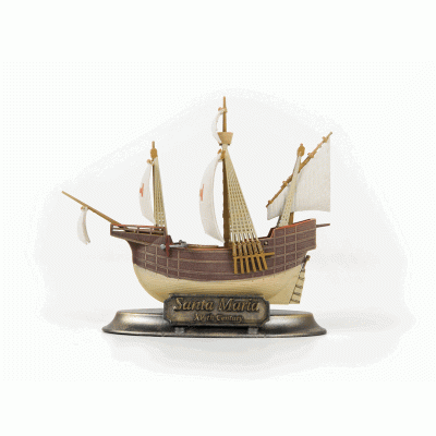 Сборная модель ZVEZDA Флагманский корабль Христофора Колумба "Санта-Мария", 1/350