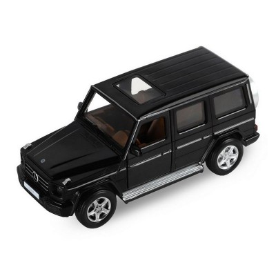 Машина "АВТОПАНОРАМА" Mercedes-Benz G350d, черный, 1/32, свет, звук, инерция, в/к 18*9*13,5 см