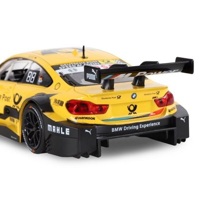 Машина "АВТОПАНОРАМА" BMW M4, желтый, 1/24, свет, звук, в/к 24,5*12,5*10,5 см