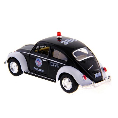 Машина Kinsmart  Volkswagen Classical Beetle (Police) инерция (1/12шт.) 1:32 б/к