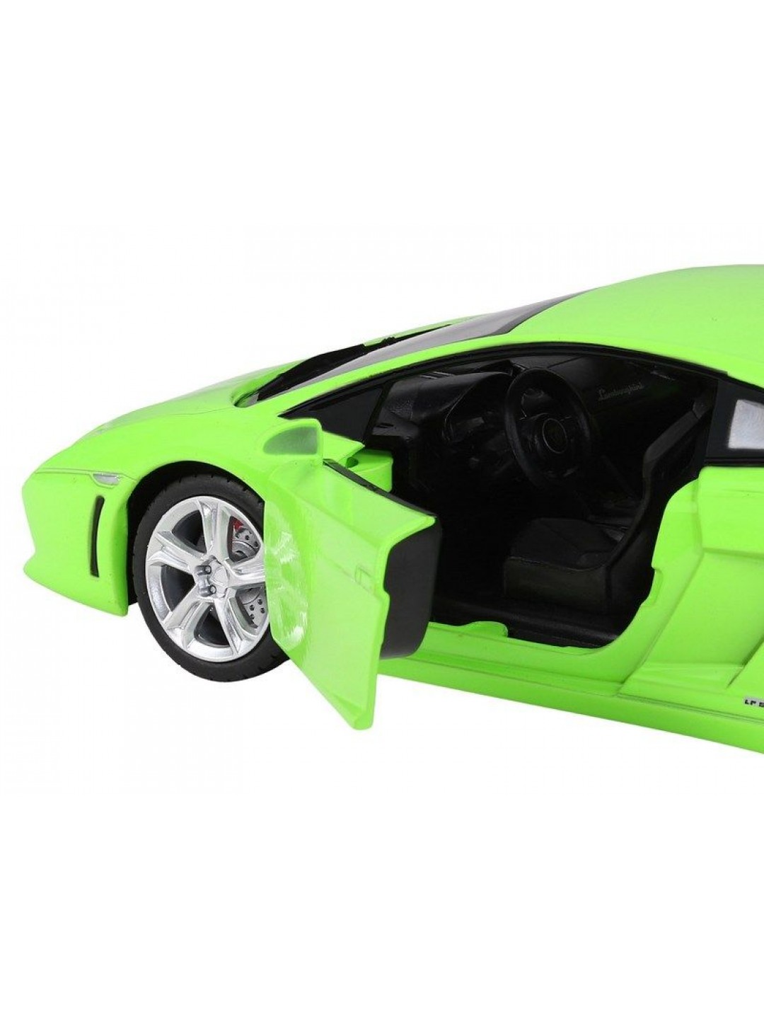 Машина "АВТОПАНОРАМА" Lamborghini Gallardo LP560-4, зеленый, 1/24, свет, звук, в/к 24,5*12,5*10,5см
