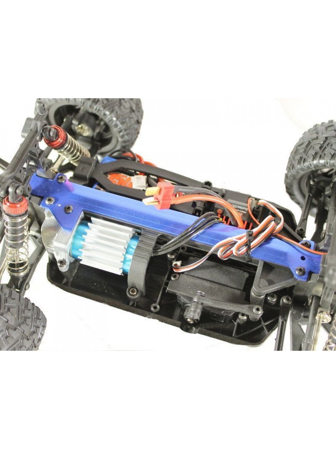 Радиоуправляемый монстр Remo Hobby SMAX Brushless V2.0 (синий) 4WD 2.4G 1/16 RTR