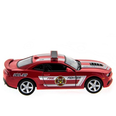 Машина Kinsmart 1:38 Chevrolet Camaro 2014 (Police/Fire) инерция (1/12шт.) б/к