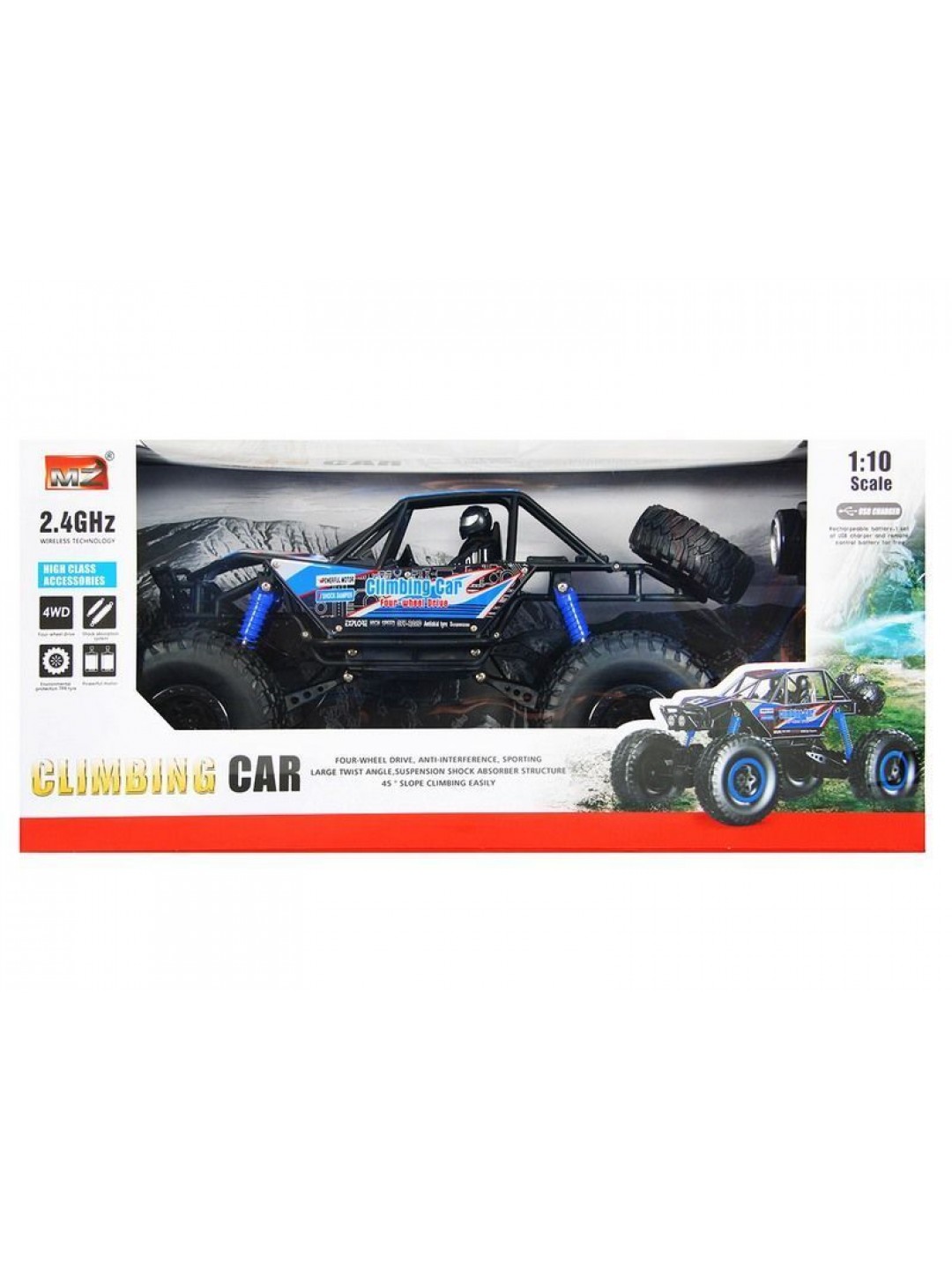 Р/У краулер MZ CLIMBING CAR 2837 1/10 4WD 2.4G RTR