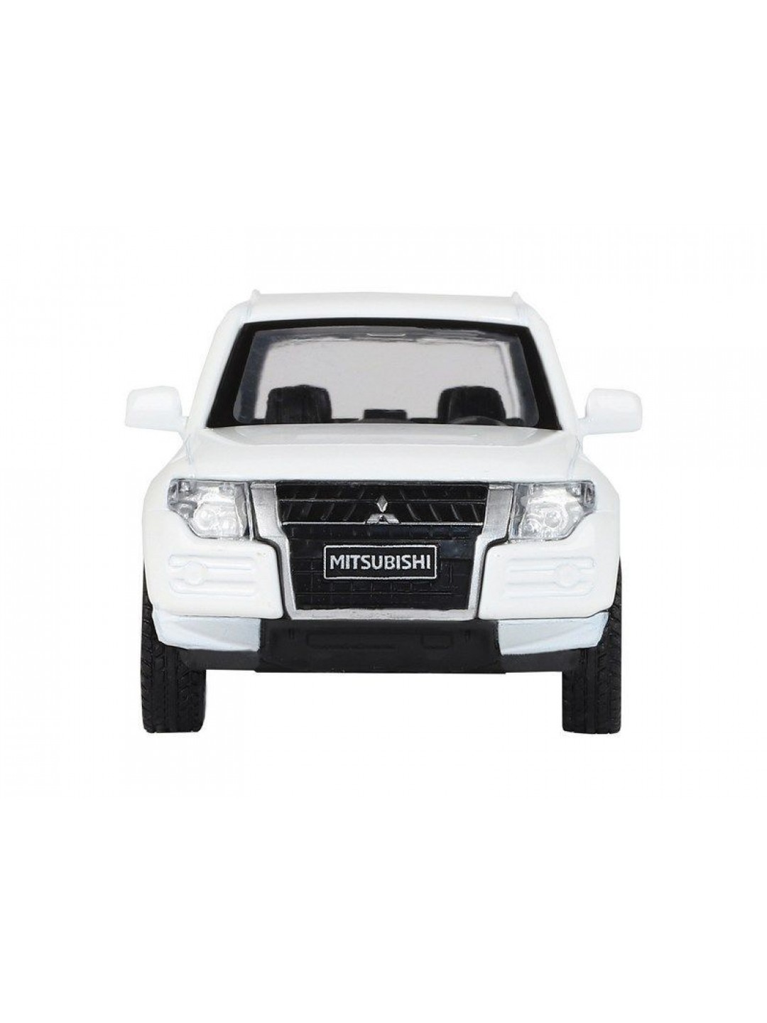 Машина "АВТОПАНОРАМА" Mitsubishi Pajero 4WD Tubro, белый, 1/43, инерция, в/к 17,5*12,5*6,5 см