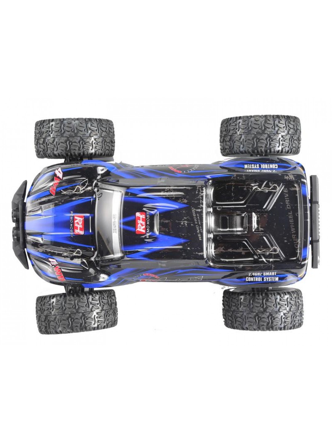 Радиоуправляемый монстр Remo Hobby MMAX Brushless (синий) 4WD 2.4G 1/10 RTR