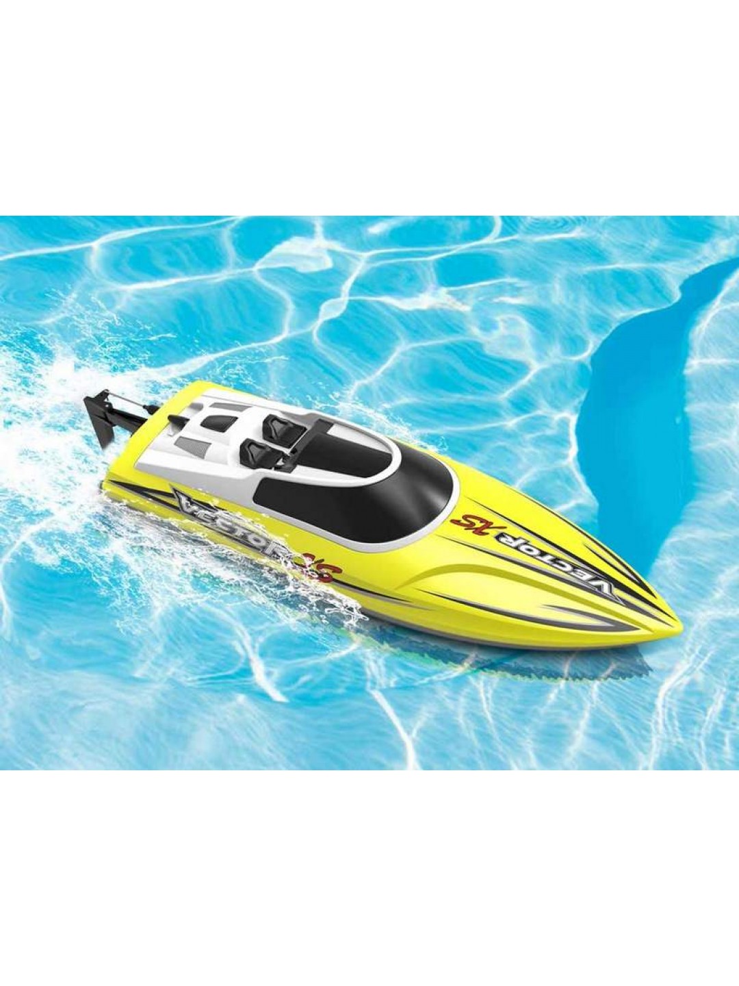 Радиоуправляемый катер Volantex RC Vector XS желтый 2.4G RTR