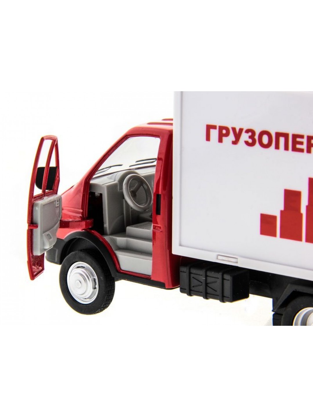 Машина "АВТОПАНОРАМА" "ГАЗель" (грузоперевозки) 1/28, в/к 24*14*12 см