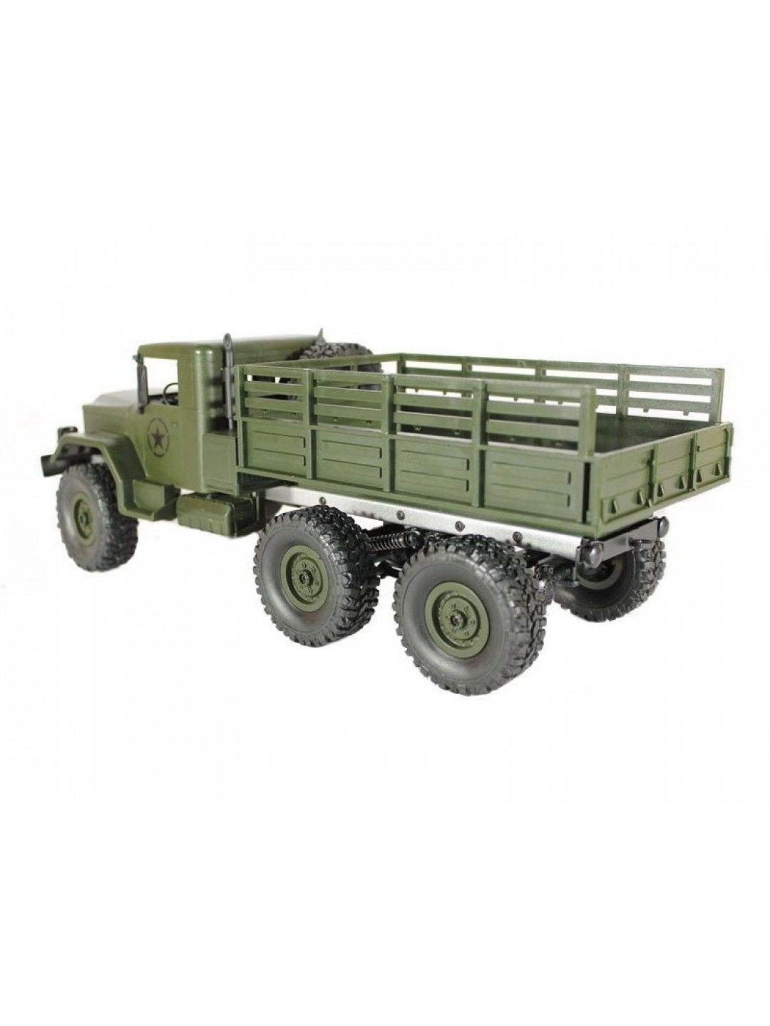 Радиоуправляемая машина MN MODEL военный грузовик (зеленый) 6WD 2.4G 1/16 RTR