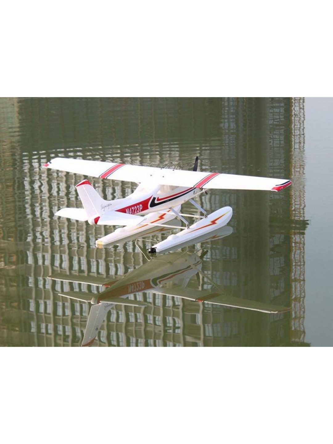 Радиоуправляемый самолет Top RC Cessna 1.5m C185 PRO на поплавках KIT