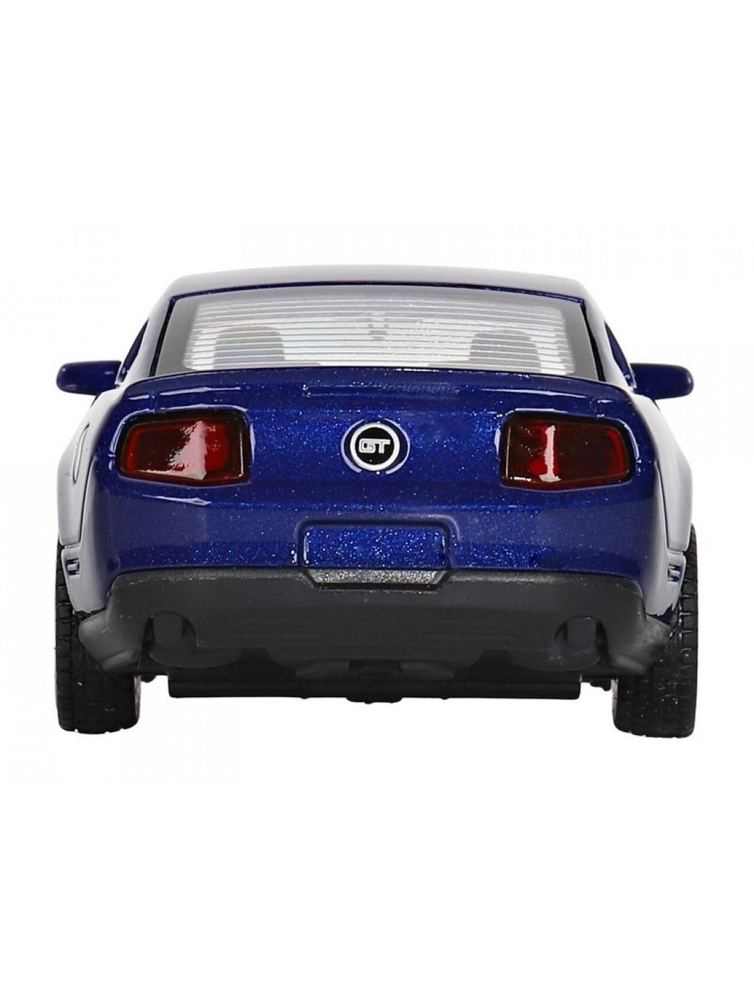 Машина "АВТОПАНОРАМА" Ford Mustang GT, синий, 1/43, инерция, откр. двери, в/к 17,5*12,5*6,5 см