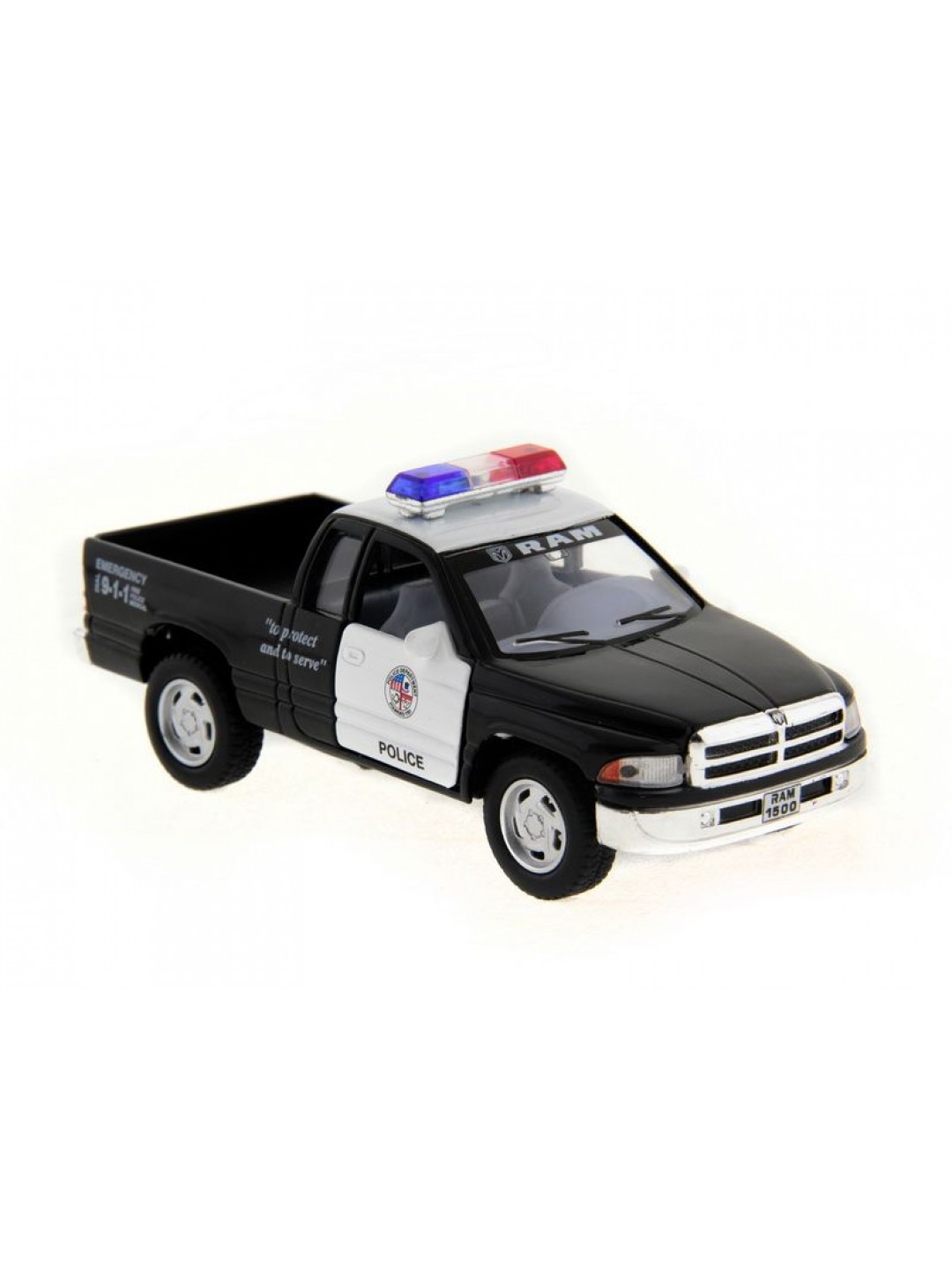 Машина Kinsmart 1:44 Dodge RAM Police инерция (1/12шт.) б/к