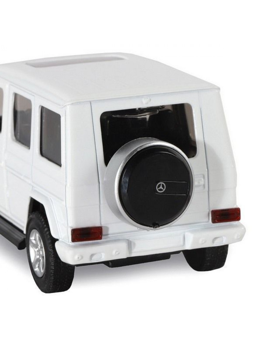 Машина "АВТОПАНОРАМА" Mercedes-Benz G350d, белый, 1/42, инерция, в/к 17,5*12,5*6,5 см