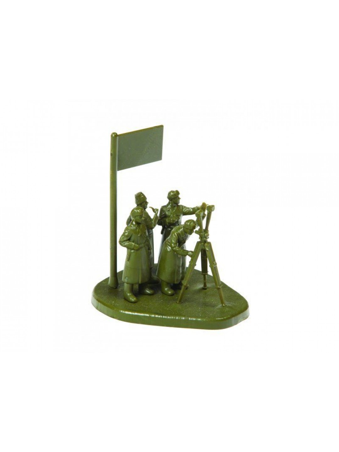 Сборные солдатики ZVEZDA Советский штаб в зимней форме, 1/72