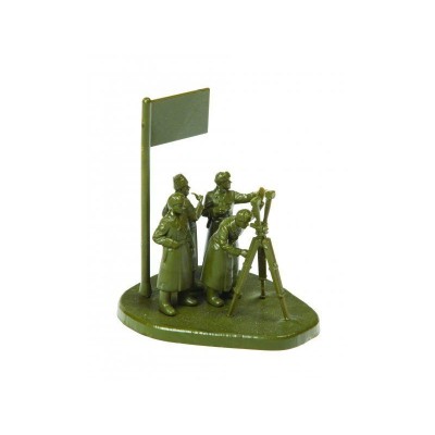 Сборные солдатики ZVEZDA Советский штаб в зимней форме, 1/72