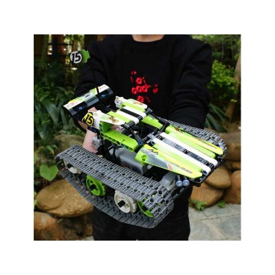 Р/У конструктор Qihui Mechanical Master Скоростной вездеход (353 детали), зеленый