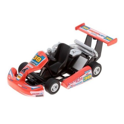 Машина Kinsmart "Turbo Go Kart" инерция (1/12шт.) б/к