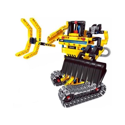 Конструктор Qihui Mechanical Master 2 в 1 Экскаватор и Робот (342 детали)
