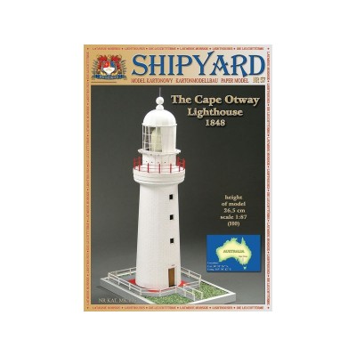 Сборная картонная модель Shipyard маяк Cape Otway Lighthouse (№57), 1/87