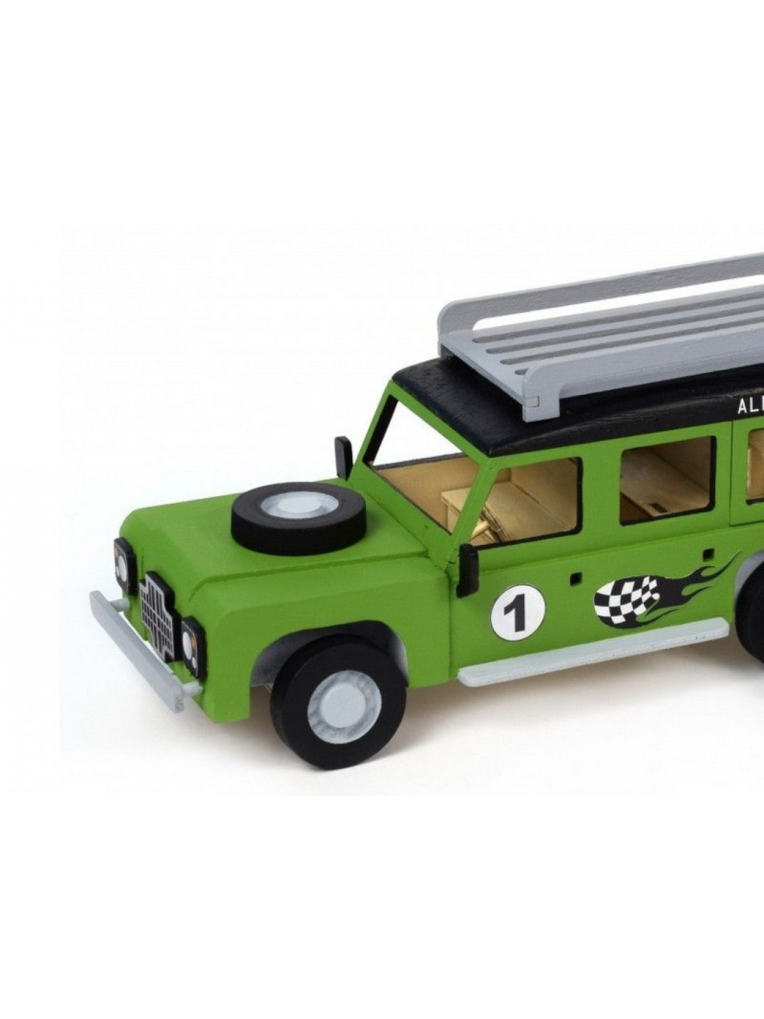 Собранная деревянная модель автомобиля Artesania Latina Land Rover МОТОГОНЩИК BUILD