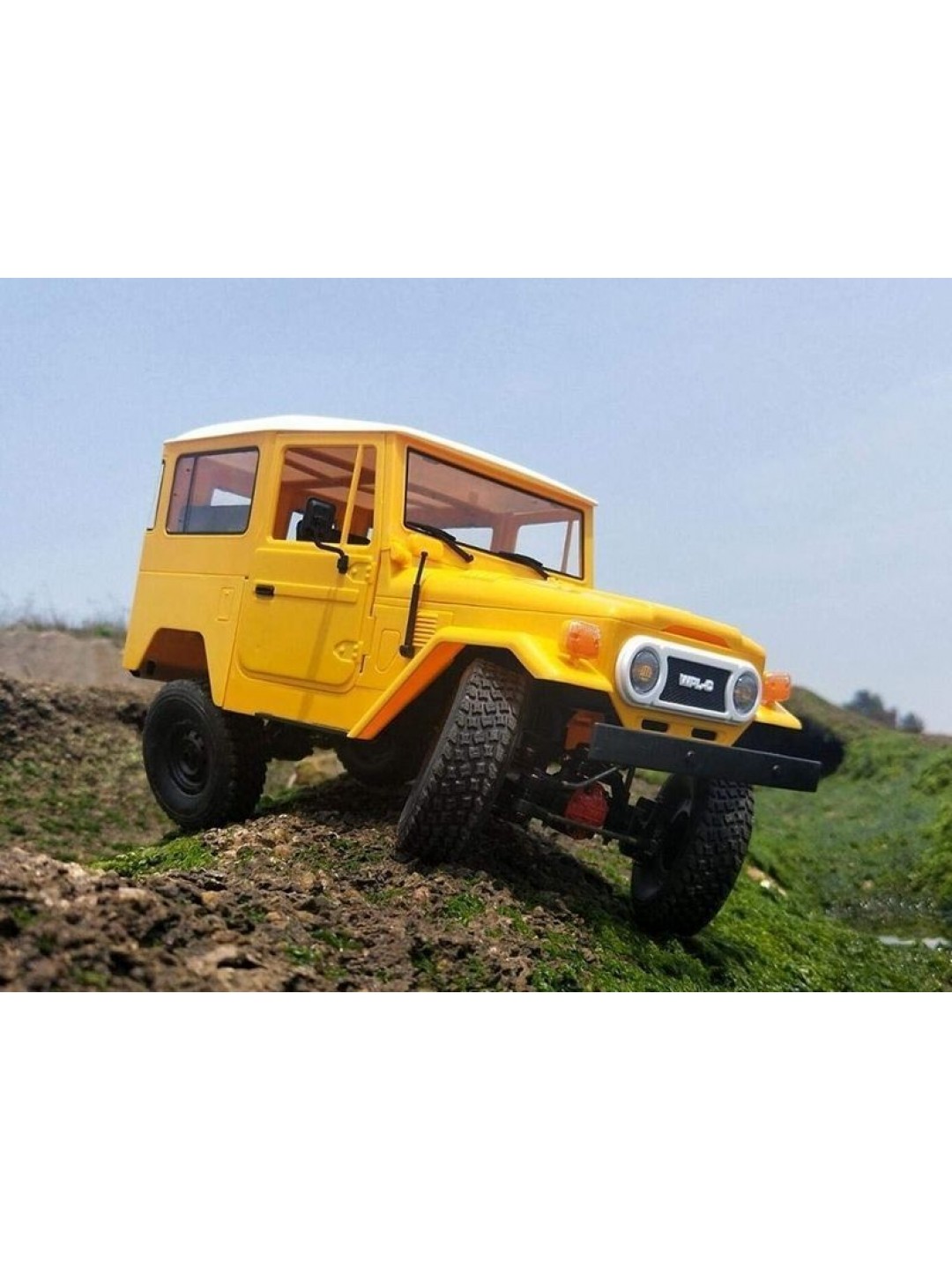 Радиоуправляемая машина WPL японский внедорожник FJ40 (желтая) 4WD 2.4G 1/16 RTR