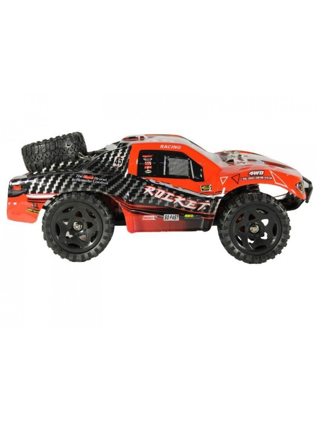 Радиоуправляемый шорт-корс Remo Hobby Rocket Brushless UPGRADE V2.0 (красный) 4WD 2.4G 1/16 RTR