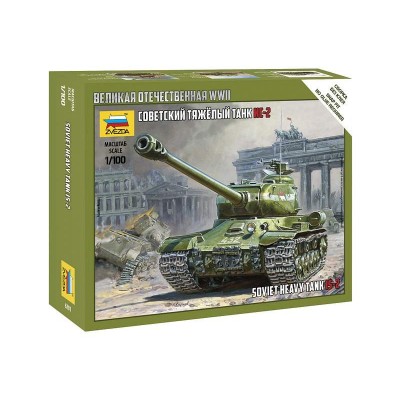 Сборная модель ZVEZDA Советский тяжёлый танк ИС-2, 1/100