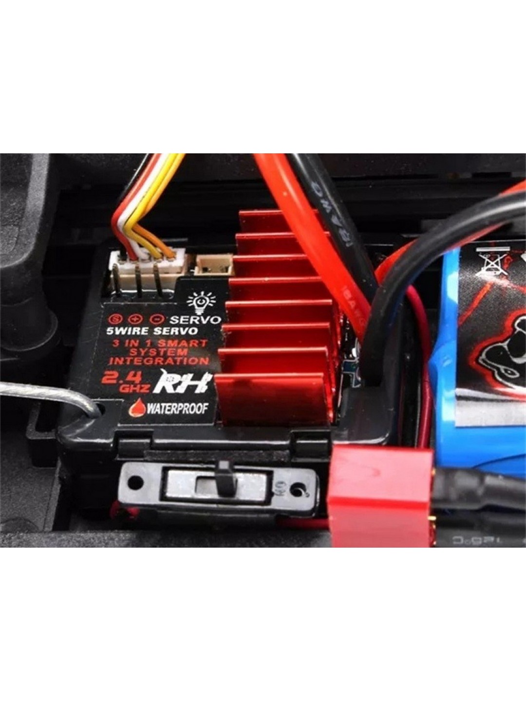 Радиоуправляемый монстр Remo Hobby SMAX (синий) 4WD 2.4G 1/16 RTR