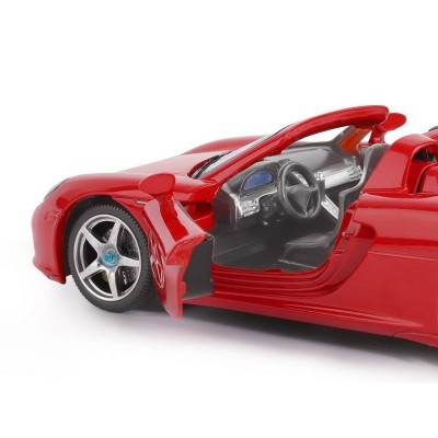 Машина "АВТОПАНОРАМА" Porsche Carrera GT, красный, 1/24, свет, звук, в/к 24,5*12,5*10,5 см
