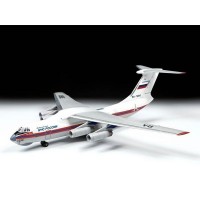 Сборная модель ZVEZDA Российский транспортно-десантный самолет Ил-76 ТД МЧС России, 1/144