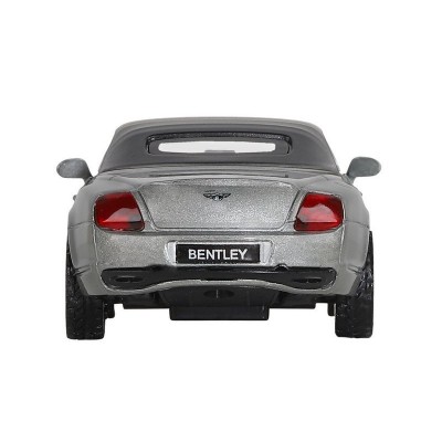 Машина "АВТОПАНОРАМА" Bentley Supersport ISR серый, 1/43, инерция, в/к 17,5*12,5*6,5 см