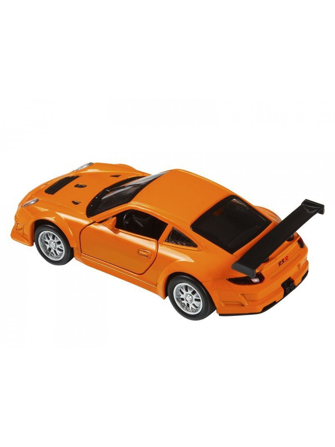 Машина "АВТОПАНОРАМА" Porsche 911 GT3 RSR, оранжевый, 1/39, инерция, в/к 17,5*12,5*6,5 см