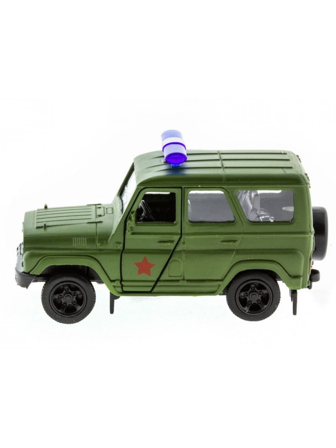 Машина "АВТОПАНОРАМА" инерц. УАЗ (армия) 1/50, в/к 12*7*5,5 см