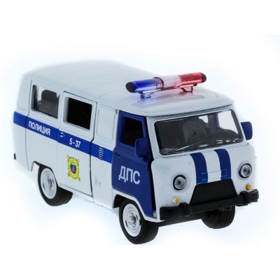 Машина "АВТОПАНОРАМА" инерц. УАЗ (ДПС) 1/50, в/к 12*7*5,5 см