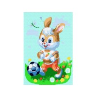 Набор юного художника 20х30 Зайчонок-футболист (16 цветов) Набор юного художника 20х30 Зайчонок-футболист (16 цветов)
