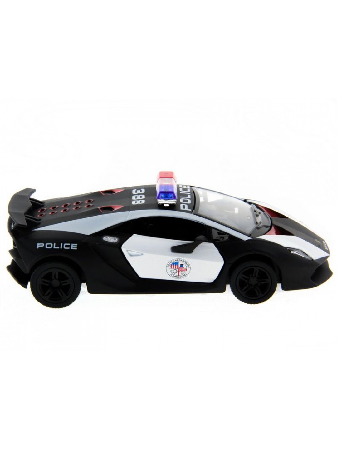 Машина Kinsmart 1:40 Lamborghini Police Sesto Elemento в асс. инерция (1/12шт.) б/к