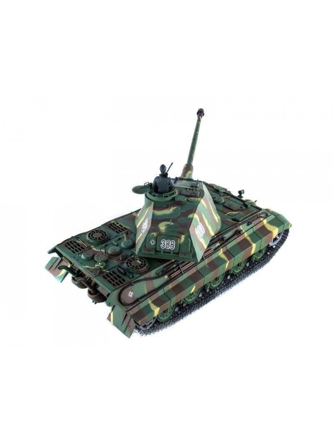 Радиоуправляемый танк Heng Long King Tiger (башня Porsche) Professional V6.0  2.4G 1/16 RTR