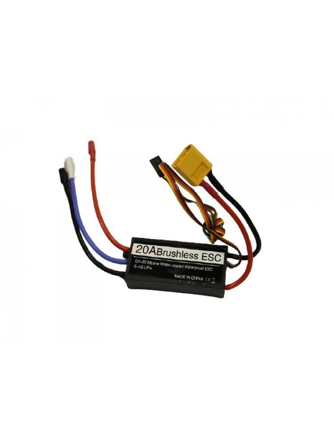 Регулятор скорости бесколлекторный 20A-XT60 для катера Volantex RC Vector SR48