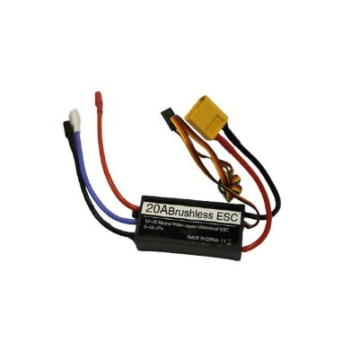 Регулятор скорости бесколлекторный 20A-XT60 для катера Volantex RC Vector SR48