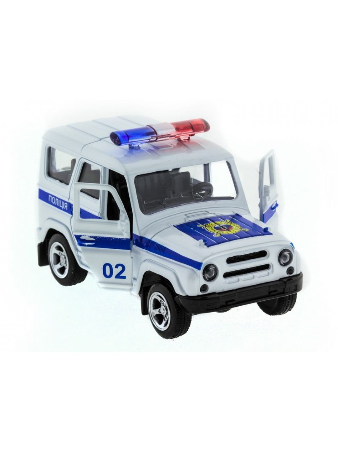 Машина "АВТОПАНОРАМА" инерц. УАЗ (ППС) 1/50, в/к 12*7*5,5 см